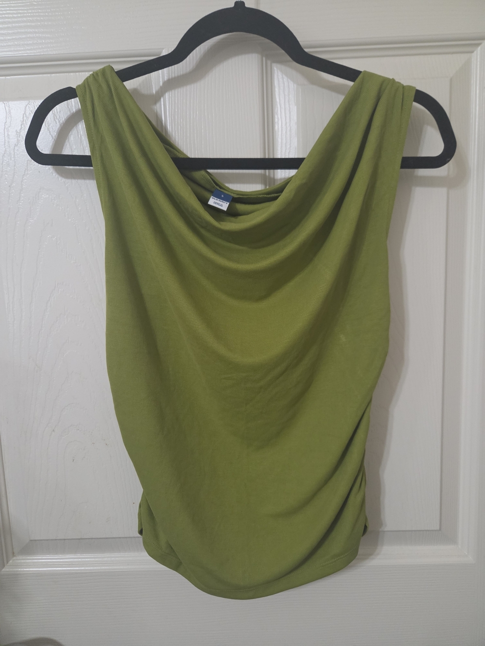 Old Navy Olive Green Draped Cowl Tank Top